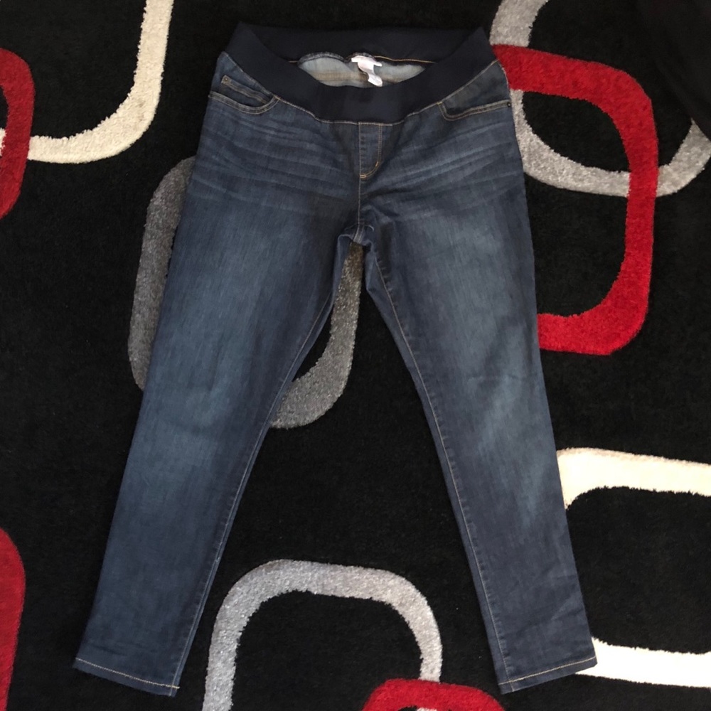 Liz Lange Maternity Jeans- Skinny Leg Size 12